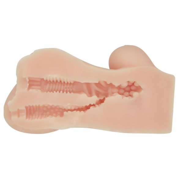 Crazy Bull - реалистична мини вагина - натурален цвят