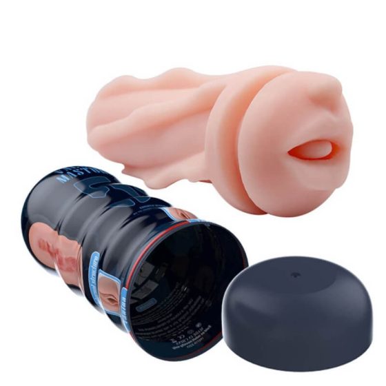 Pretty Love Vacuum Cup - реалистичен мастурбатор за уста (естествен)