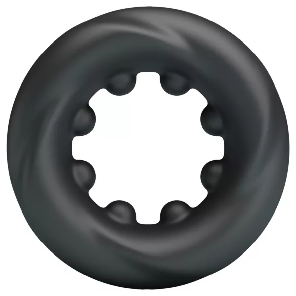 Crazy Bull - вибриращ пръстен за пенис - черен