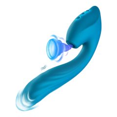   Vibeconnect - водоустойчив вибратор за G-точката и клиторния стимулатор (син)