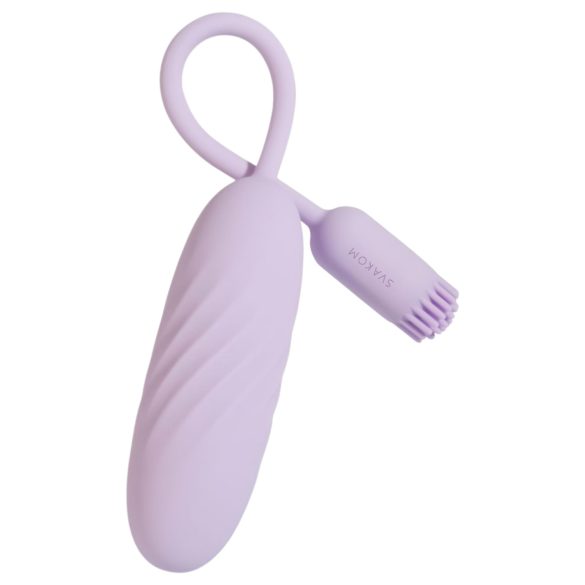 Svakom Plume - 2 в 1 вибриращо яйце (лилаво)