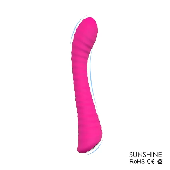 Sex HD Sunshine - вибратор за G-точка - релефен - акумулаторен - розов