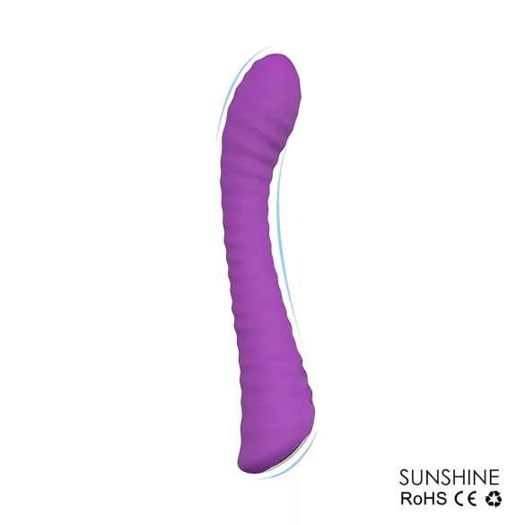 Sex HD Sunshine - вибратор за G-точка - релефен - акумулаторен - лилав