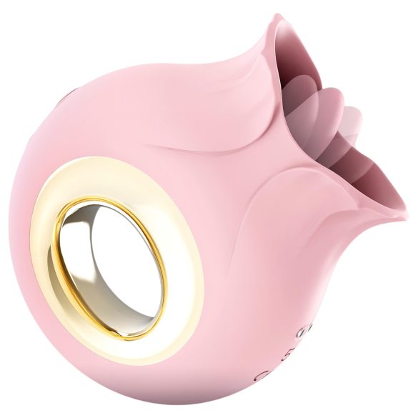 Sex HD French Kiss - вибриращ лизинг за жени - силикон, розов