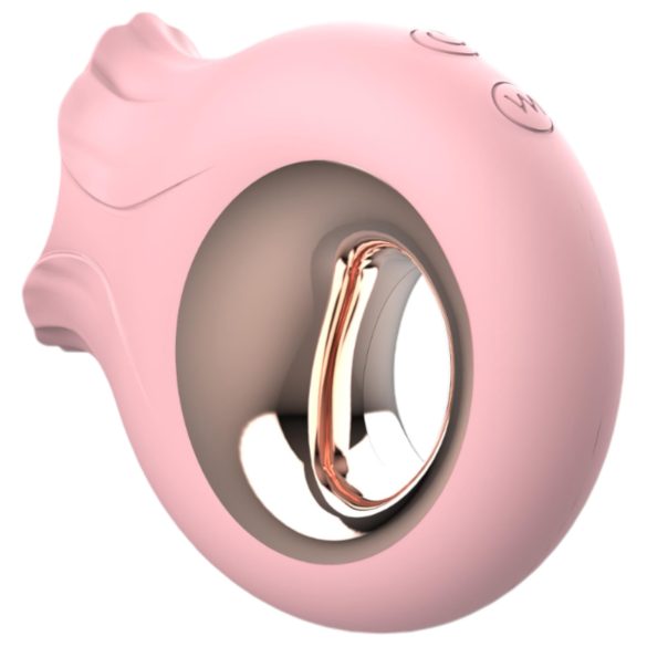 Sex HD French Kiss - вибриращ лизинг за жени - силикон, розов