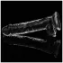 Lovetoy Flawless Clear - дилдо с вакуум основа - 19 см - прозрачен