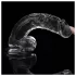Lovetoy Flawless Clear - дилдо с вакуум основа - 19 см - прозрачен