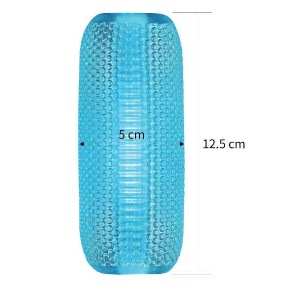 Lovetoy - двустранен мастурбатор с релеф - син