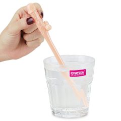   Lovetoy - реалистична сламка за пенис (естествена)