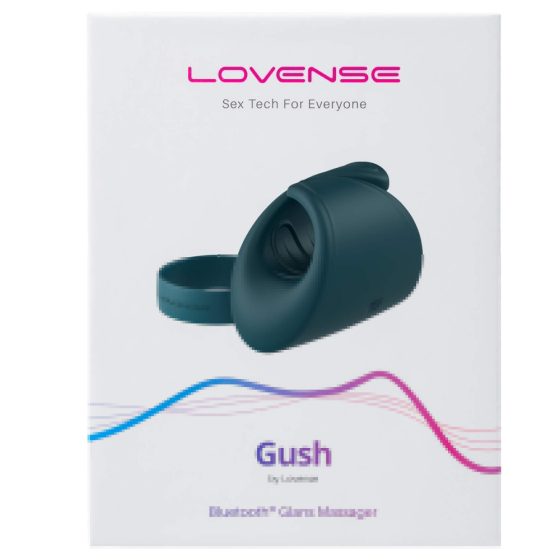 LOVENSE Gush - интелигентен пенис вибратор (сив)