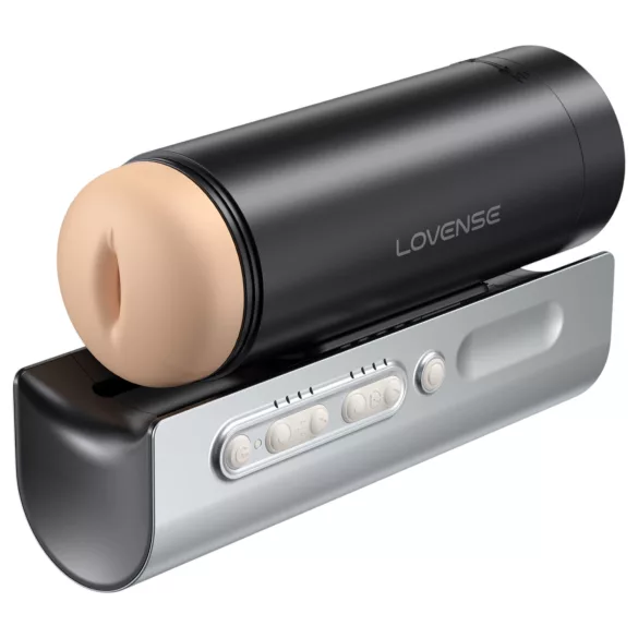 LOVENSE Solace Pro - мъжки мастурбатор с автоматично движение - черен