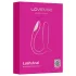 Lovense Lush Anal - анален вибратор с управление чрез приложение, с LED светлина - розов
