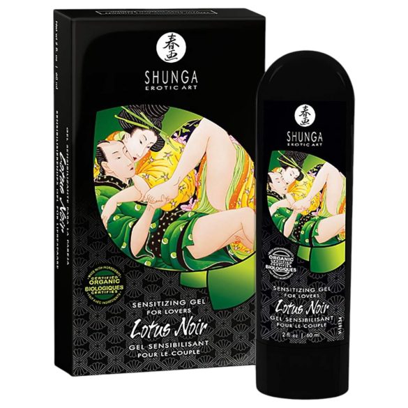 Shunga Lotus Noir - унисекс стимулиращ гел (60 мл)