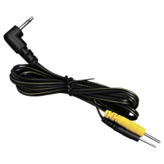  DG-LAB - електроден кабел от жак 2,5 mm към щифтове 2 mm (черен)