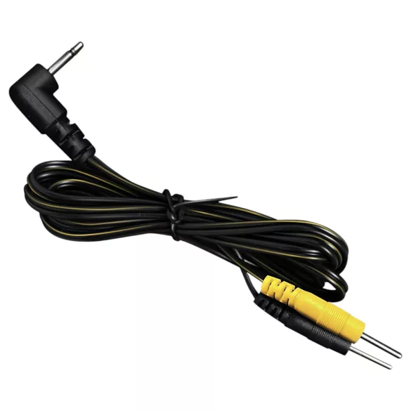 DG-LAB - електроден кабел от жак 2,5 mm към щифтове 2 mm (черен)