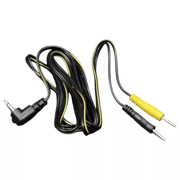 DG-LAB - електроден кабел от жак 2,5 mm към щифтове 2 mm (черен)