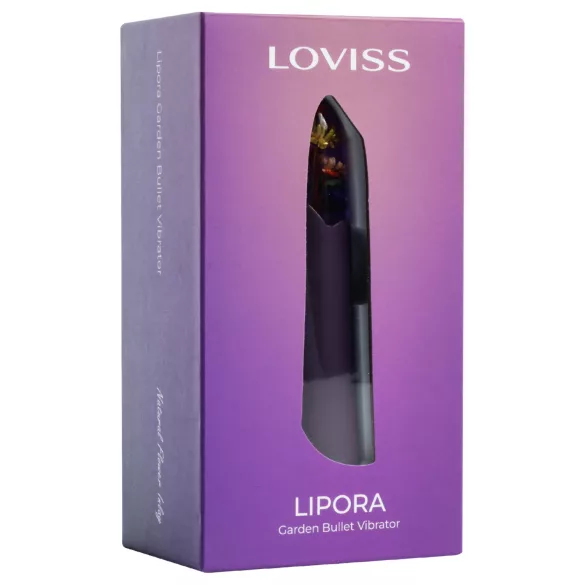 LOVISS Flower - мини вибратор тип пръчица (лилав)