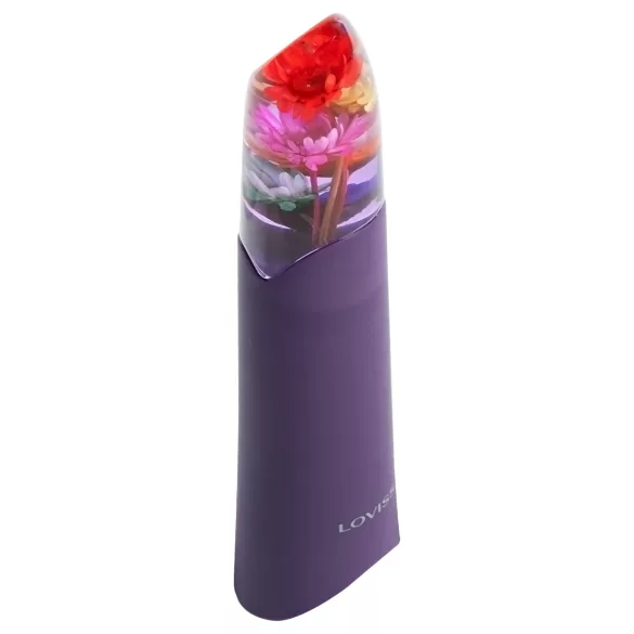 LOVISS Flower - мини вибратор тип пръчица (лилав)