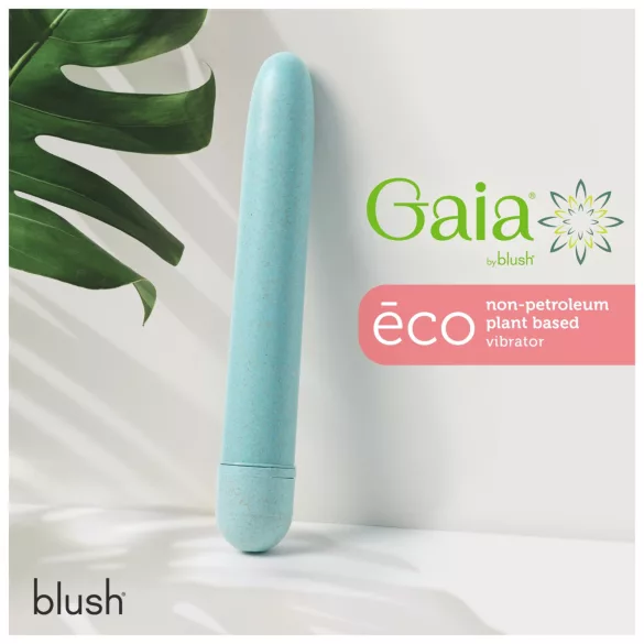 Gaia Eco L - екологичен вибратор тип пръчка (син) - голям