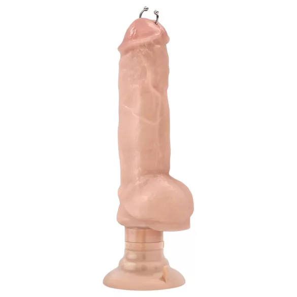 Blush Bad Boy - вибратор с пиърсинг - 33 см - телесен цвят