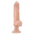 Blush Bad Boy - вибратор с пиърсинг - 33 см - телесен цвят