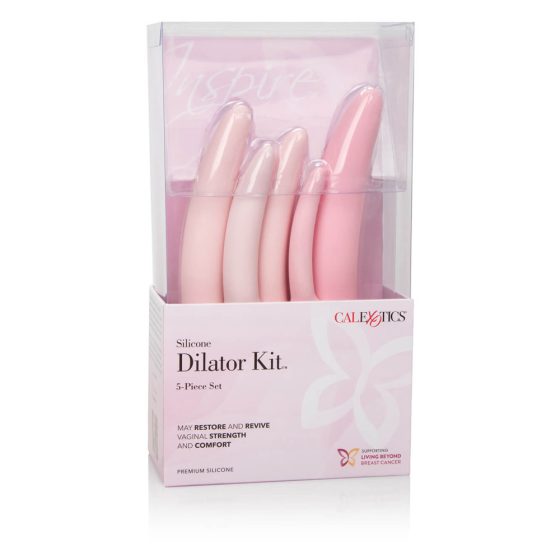 CalExotics Inspire - комплект вагинални разширители от медицински силикон (розов)