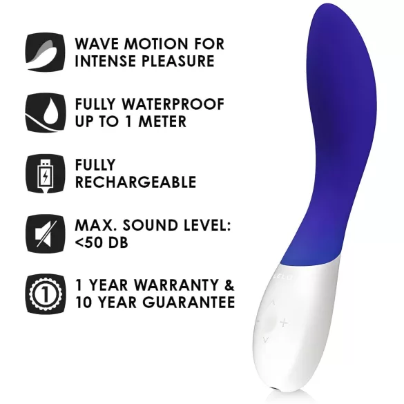 LELO Mona Wave - вибратор за G-точка - водоустойчив - син
