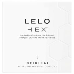   LELO Hex Original - луксозен презерватив (3 бр.)