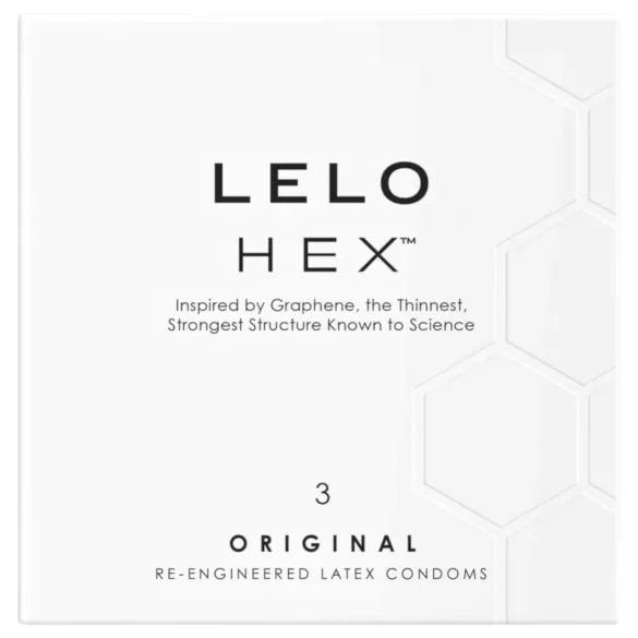 LELO Hex Original - презервативи - тънки и здрави - 3 броя