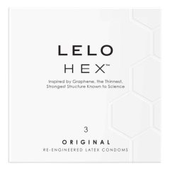   LELO Hex Original - луксозен презерватив (3бр.)