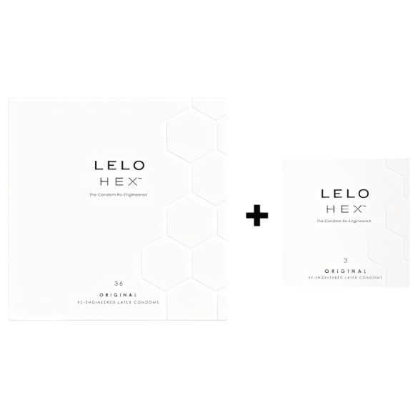 LELO Hex Original - луксозен пакет презервативи (36+3 бр.)