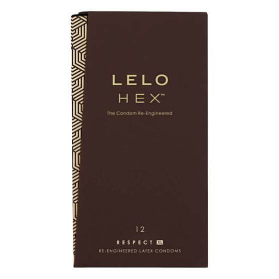 LELO Hex Respect XL - луксозен презерватив (12бр.)