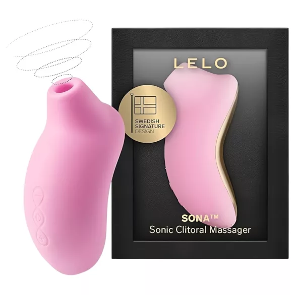 LELO Sona - вибратор за клитор със звукови вълни - розов