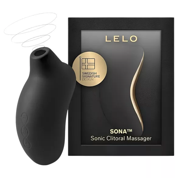 LELO Sona - вибратор за клитор с вълни - черен
