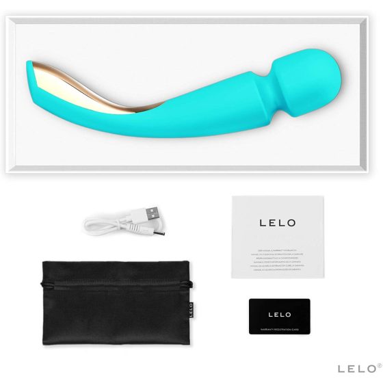 LELO Smart Wand 2 - голям - презареждащ се масажиращ вибратор (тюркоаз)