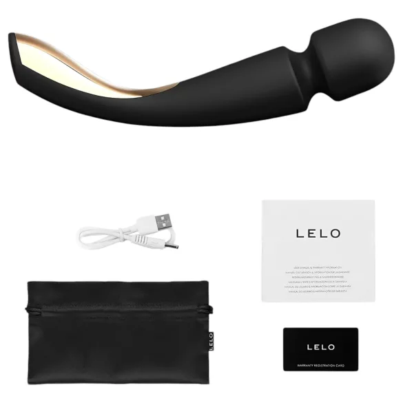 LELO Smart Wand 2 - масажен вибратор - голям - акумулаторен - черен
