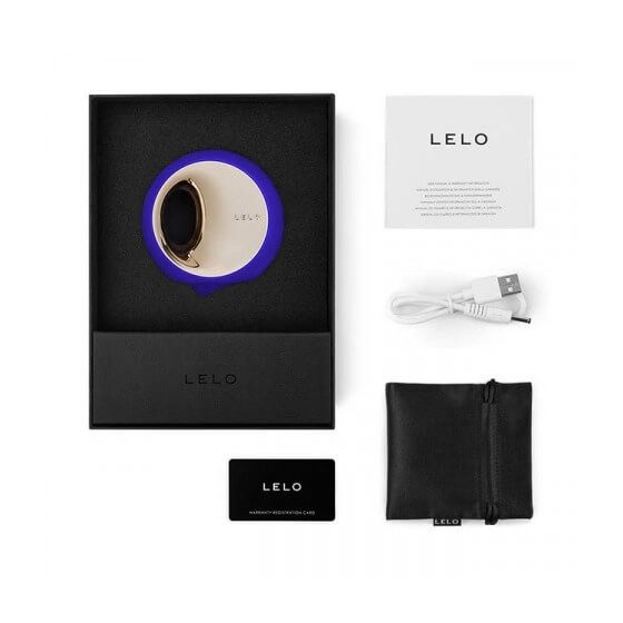 LELO Ora 3 - симулатор на орален секс и клиторен вибратор (кралско синьо)
