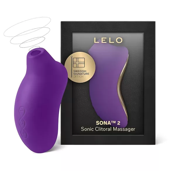 LELO Sona 2 - клитор стимулатор с вълни - лилав