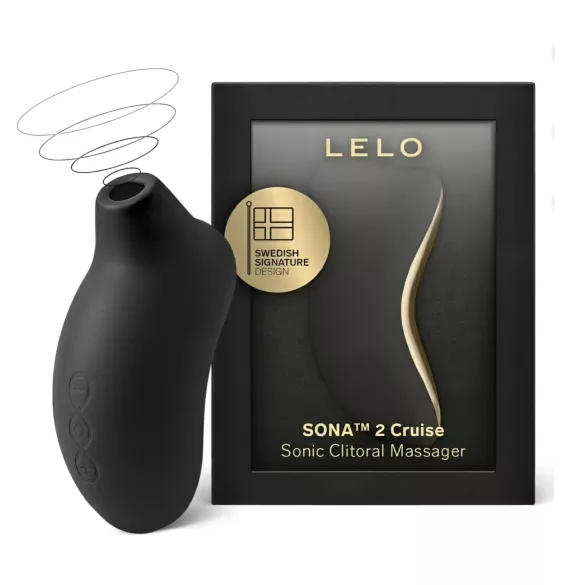 LELO - Вакуумен стимулатор за клитор с вълни - черен