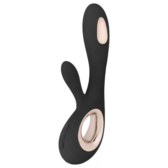 LELO Soraya Wave - вибратор с клиторна приставка и движеща се глава - черен