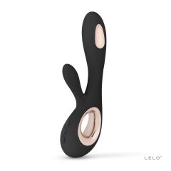   LELO Soraya Wave - безжичен вибратор с пръчица и люлеещо се рамо (черен)