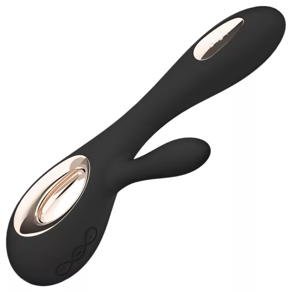 LELO Soraya Wave - вибратор с клиторна приставка и движеща се глава - черен