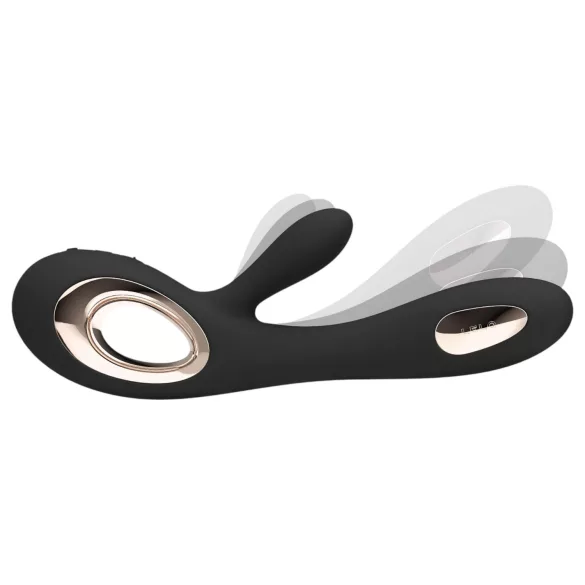 LELO Soraya Wave - вибратор с клиторна приставка и движеща се глава - черен
