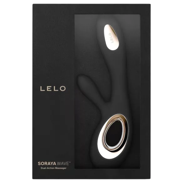 LELO Soraya Wave - вибратор с клиторна приставка и движеща се глава - черен