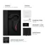 LELO Enigma - акумулаторен водоустойчив 2в1 G-точка вибратор - черен