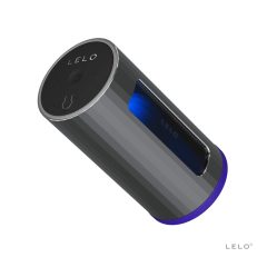   LELO F1s V2 - интерактивен мастурбатор (черно-син)