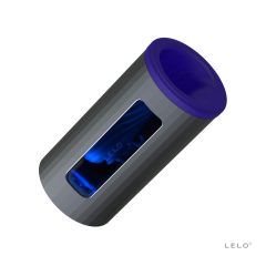   LELO F1s V2 - интерактивен мастурбатор (черно-син)