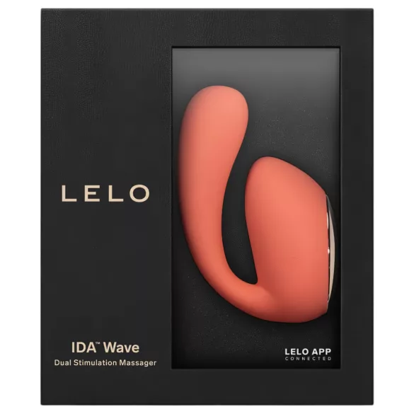 LELO Ida Wave - вибриращ и въртящ се вибратор с управление чрез приложение (корал)