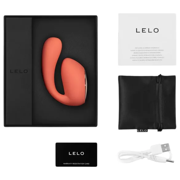 LELO Ida Wave - вибриращ и въртящ се вибратор с управление чрез приложение (корал)