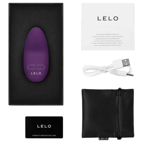 LELO Lily 3 - клиторен вибратор с акумулатор - водоустойчив - тъмно лилав